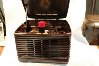 Vintage Rca Victor Model 45 - Ey - 3 Bakelite 45 Rpm Record Player