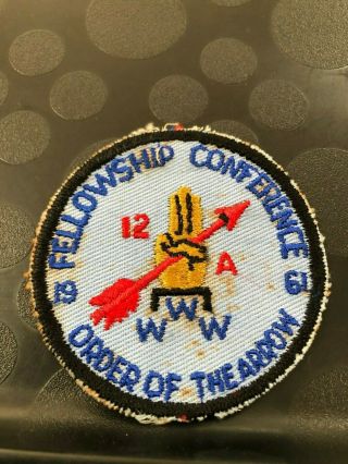 1961 Area 12 - A Fellowship Conference Patch Bv