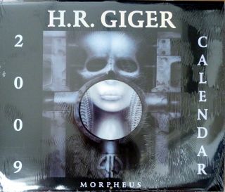 H.  R.  Giger 2009 Calendar - - In Shrink Wrap