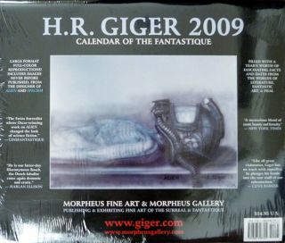 H.  R.  Giger 2009 Calendar - - in shrink wrap 2