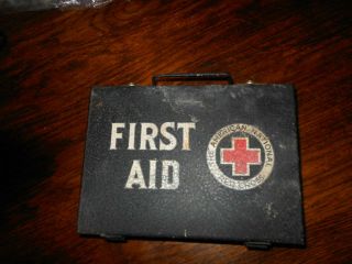 Vintage 1950 American Red Cross First Aid Kit Contents