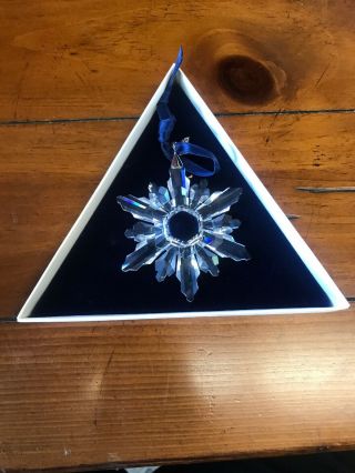 1998 Swarovski Crystal Christmas Ornament - Retired - W/ Box - Annual Edition