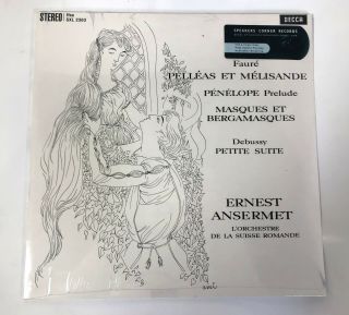 Faure Pelleas Et Melisande Debussy 180 Gram Lp Decca Sxl 2303 Vinyl -