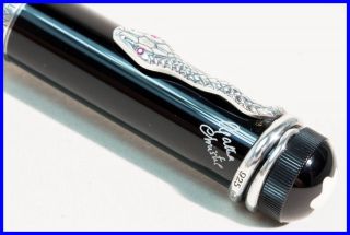 Montblanc Writers Editions Agatha Christie Fountain Pen 1993 Sterling Silver 925