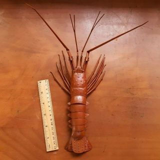 Myochin Muneyuki Japan Jizai Okimono Copper Ebi Lobster Shrimp 2