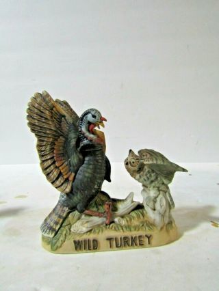 Wild Turkey & Owl Miniature Decanter