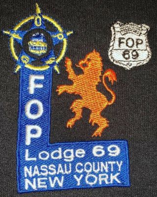 Ncpd Nassau County Police T - Shirt Nypd Fraternal Order Of Police Fop L