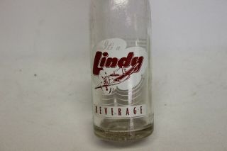 Lindy Beverages Soda Bottle,  Coca Cola Bottling Co.  Boone,  Iowa 1948