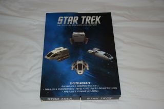 Eaglemoss Star Trek Starships Shuttle Set 1