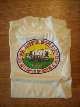 Vintage Official Boy Scout T - Shirt - 1953 National Jamboree - Extra Large - Rare