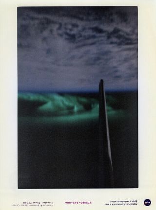 Sts - 85 / Orig Nasa 8x10 Press Photo - Aurora Australis As Seen From Atlantis