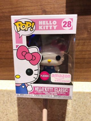 Funko Pop Amazon Exclusive Flocked Hello Kitty