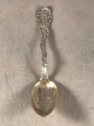 Potter College Bowling Green Kentucky Sterling Silver Souvenir Spoon