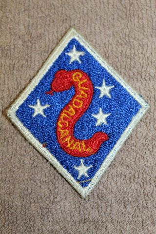 Choice Ww2 U.  S.  M.  C.  2nd Marine Division " Guadalcanal " Uniform Patch