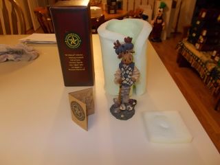 Boyds Bears The Duffer Moose Golfer Numbered Folkstone Collectible Figurine Nib