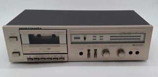 Vintage Marantz Stereo Cassette Deck Recorder Gold Sd221 In Great Cond