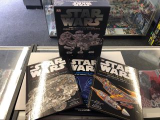 Star Wars Dk Complete Vehicle Cross - Sections & Blueprints 3 Book Set