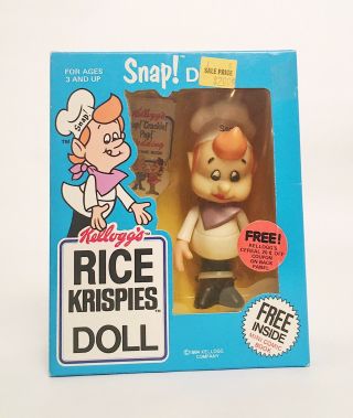 Vintage 1984 Kelloggs Rice Krispies Snap,  Crackle,  Pop Toy Dolls 2