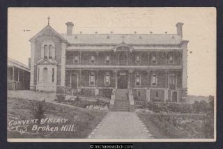 Australia Convent Of Mercy,  Broken Hill,  Nsw Postcard