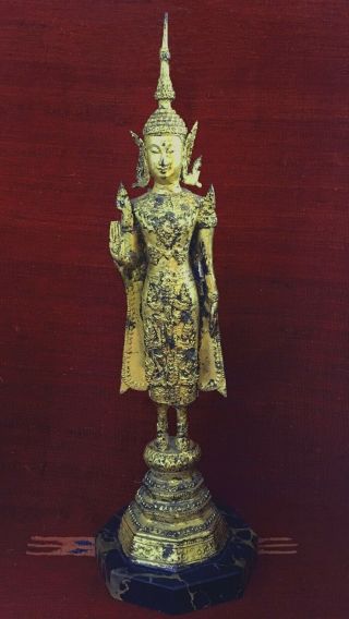 Gilt Bronze Buddhist Figure - Antique Southeast Asian