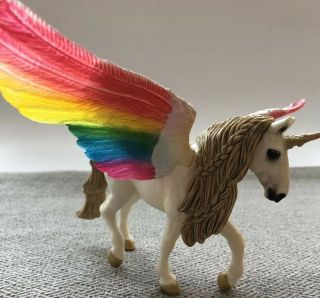 Schleich Schw Gmund Winged Rainbow Pegasus Unicorn Horse Bayala World of Elves 3