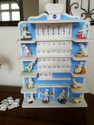 The Pillsbury Doughboy Calendar Figurines 1997 Danbury