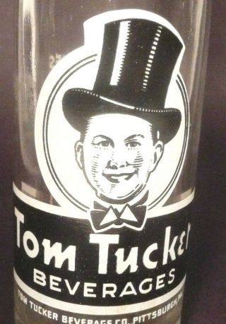 Vintage Acl Soda Pop Bottle: Tom Tucker Of Pittsburgh,  Pa - 12 Oz Exceptional