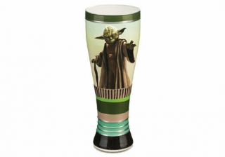 Vandor Llc 99120 Star Wars Yoda 20 Oz Hand Painted Glass Nla