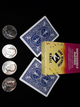 Coin Magic Tricks Impossible Matrix By John Kennedy.