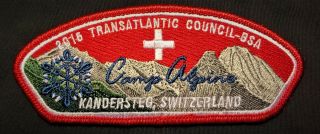 Transatlantic Council Bsa Oa Black Eagle 482 2016 Camp Alpine Switzerland Csp