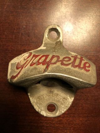 Vintage Grapette Bottle Opener Starr X Brown Co.  Newport News Grapette