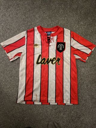 Sheffield United Vintage Umbro Home Shirt 1992 - 1994 - V.  (m - Mens)