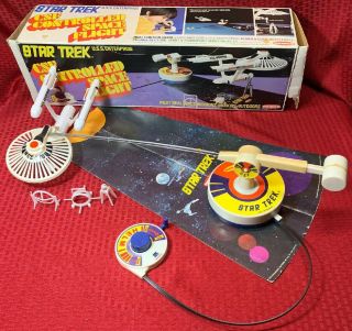 1976 Star Trek Remco U.  S.  S.  Enterprise " Controlled Space Flight "