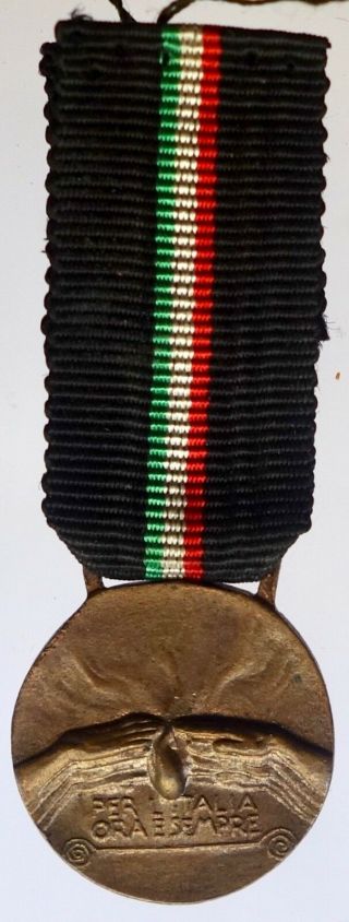 Campagne Fasciste “Per l’Italia ora e sempre” medaglia MIGNON “496” 2