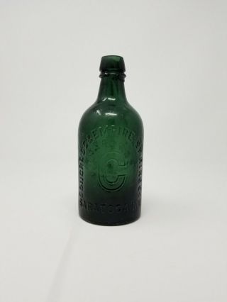 Hotchkiss Sons Congress & Empire Spring Co Saratoga Ny Mineral Water Bottle