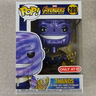 Funko Pop Marvel Avengers Infinity War Thanos (metallic) 289 Target Exclusive