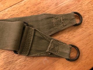 US WW II Strap M1936 Musette Bag Khaki Strap is Dated Early War Issue 2