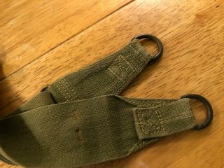 US WW II Strap M1936 Musette Bag Khaki Strap is Dated Early War Issue 3