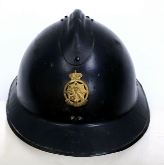 Pre - Ww2 Belgium Helmet M - 33 Civil Defence