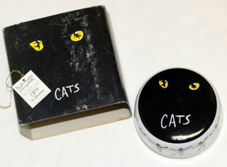 Cats Broadway Ceramic Music Box 1983 Memory