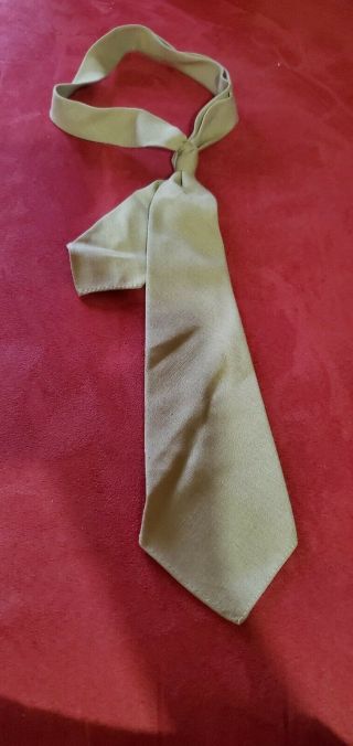 Vintage Ww2 Us Army Military Uniform Dress Khaki Neck Tie