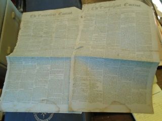 2 Issues Of The Connecticut Courant 1798