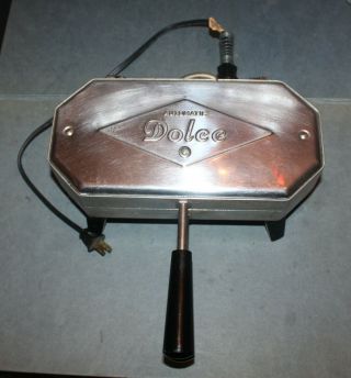 Vintage Berarducci Dolce Automatic Pizzelle Baker Model 300 - Ep 1000 Watts