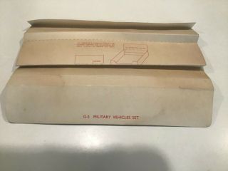 Matchbox G - 5 Army Gift Set Box Imsert