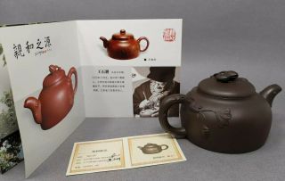 Philip’s 17miles Old Estate Chinese Yixing Zisha Teapot W/paperwork Asian China