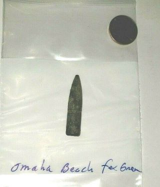 Ww2 Us.  30 Relic From Fox Green Sector Omaha Beach D - Day