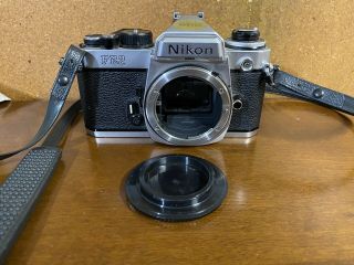 Nikon Fe2 Vintage Film Camera Body Only Made In Japan -