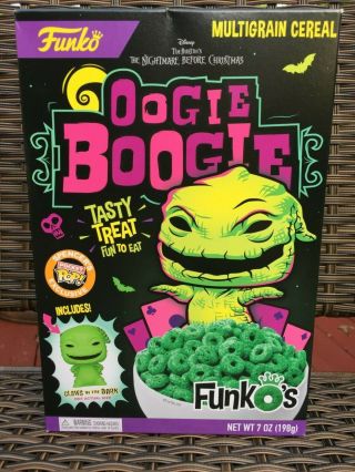 Funko; Oogie Boogie Exclusive Cereal & Pocket Pop.  Nightmare Before Christmas