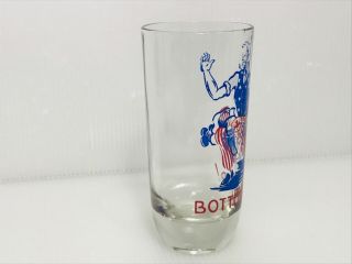 Vintage WWII Uncle Sam Spanking TOJO Drinking Glass Bottoms Up 3