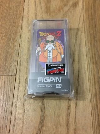 Nycc 2019 Ee Limited Edition Master Roshi Figpin Dragonball Z 293,  Rare Dbz